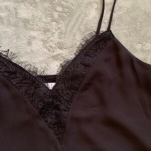Lacey Black Tank Top